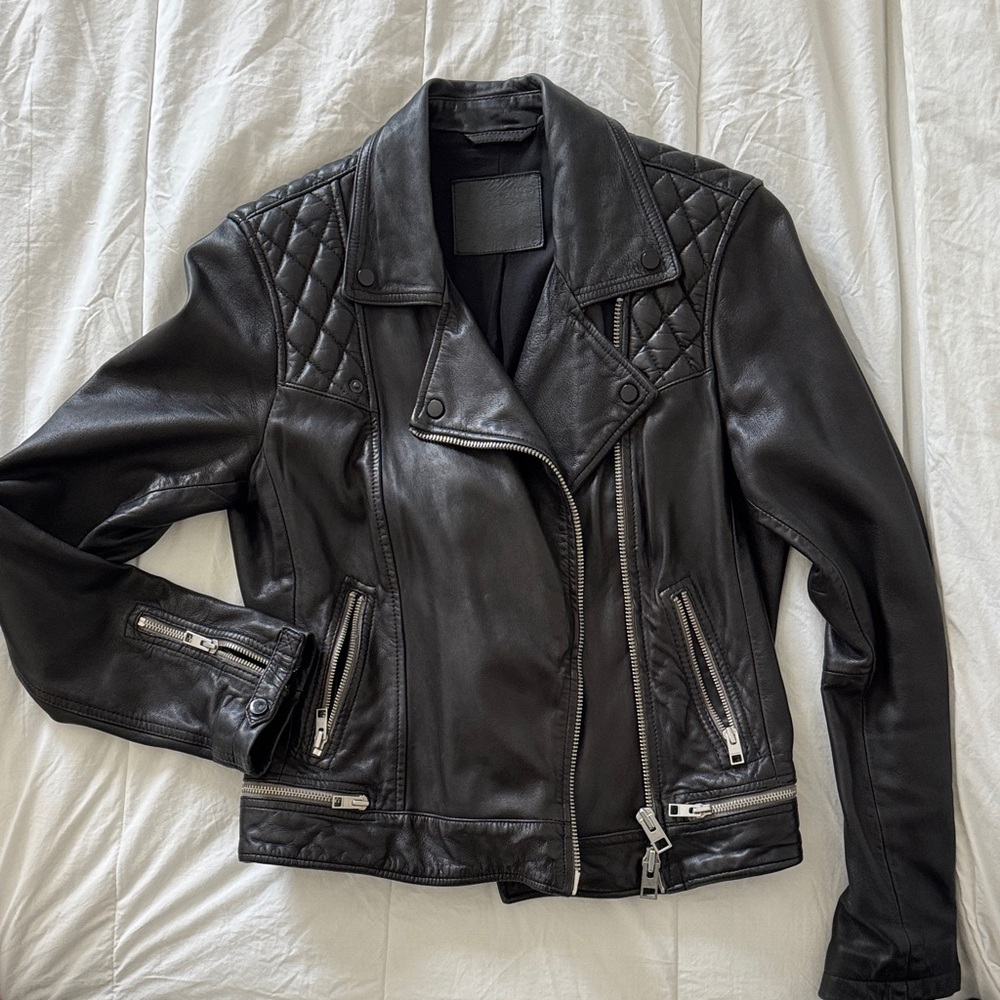 All Saints leather jacket
